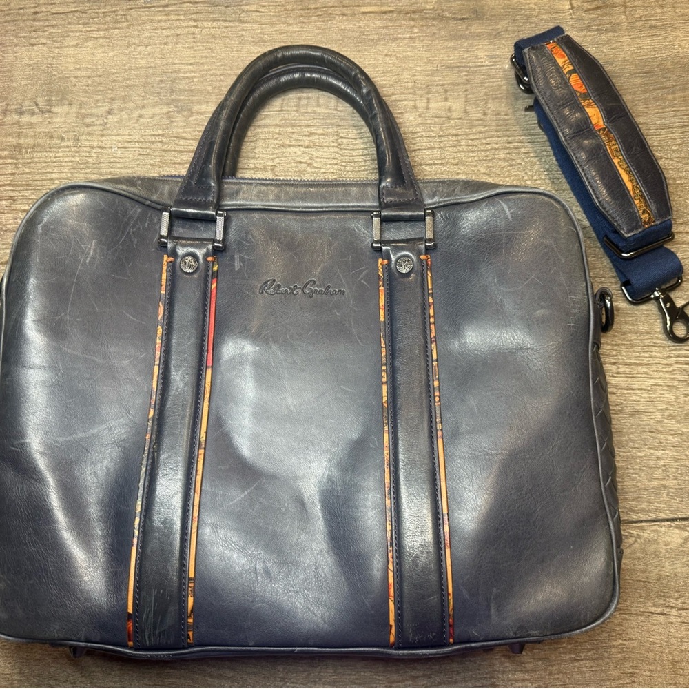 Robert Graham “Greene” Leather Briefcase